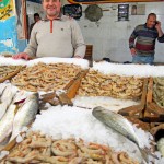 Seller in Fish Market