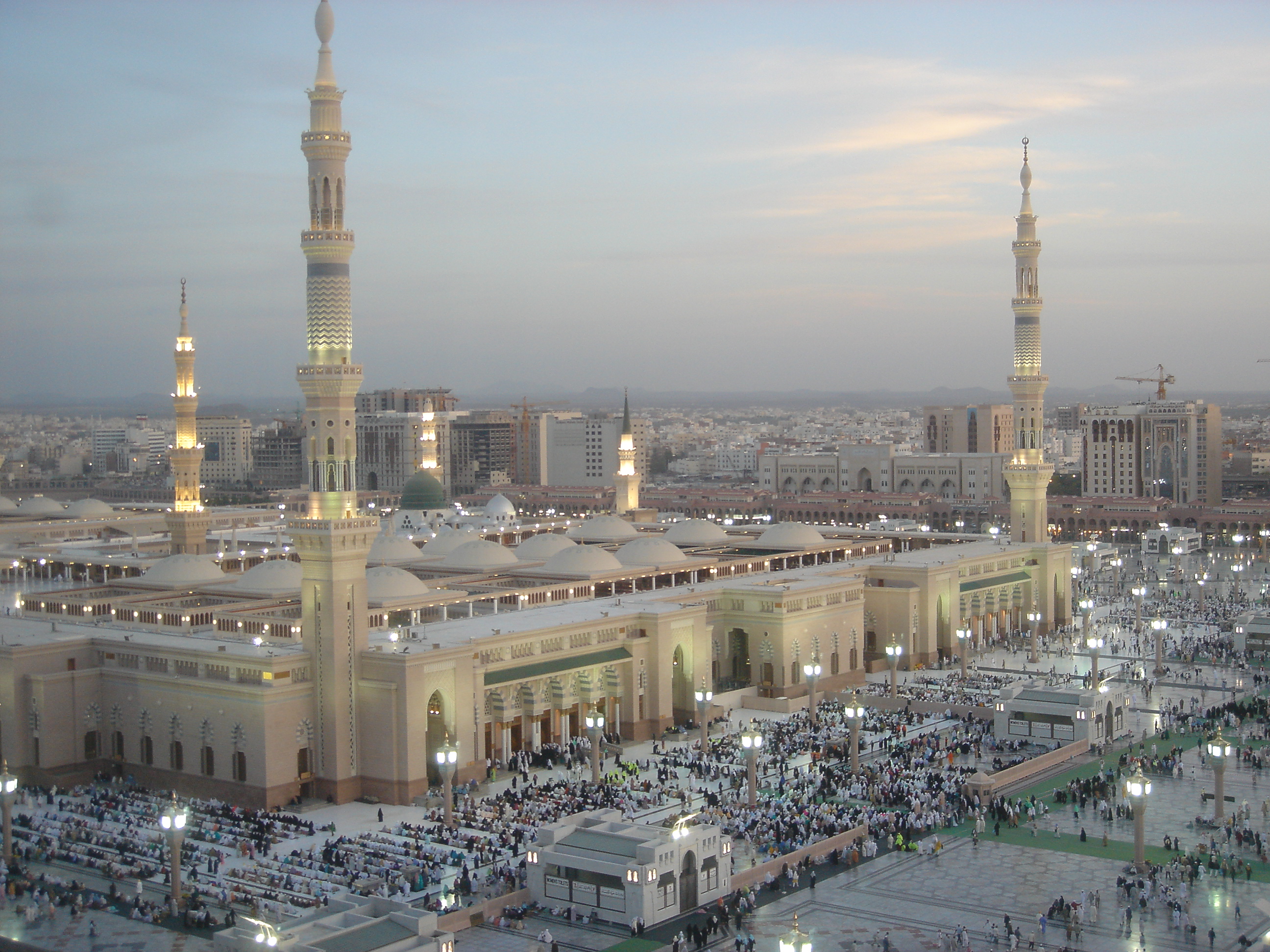 Featured photo: “Masjid-al-Nabawi at dusk,” © 2009 Fraz Ismat, used under a Creative Commons Attribution license: http://creativecommons.org/licenses/by/2.0/deed.en