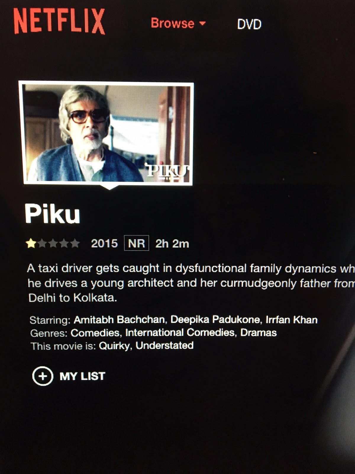 Piku full movie discount netflix